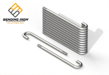 Ancrage en forme de crosse